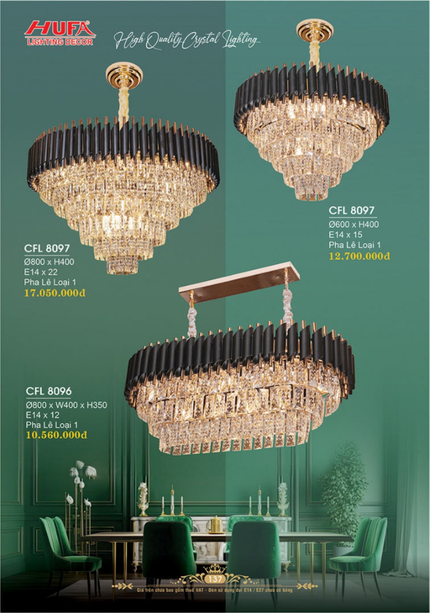 Bảng giá đèn trang trí HUFA